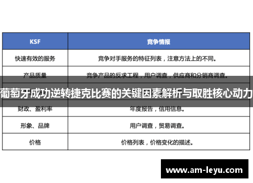 葡萄牙成功逆转捷克比赛的关键因素解析与取胜核心动力 葡萄牙成功逆转捷克比赛的关键因素解析与取胜核心动力