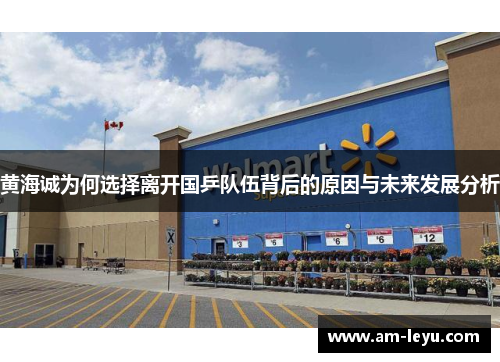 黄海诚为何选择离开国乒队伍背后的原因与未来发展分析